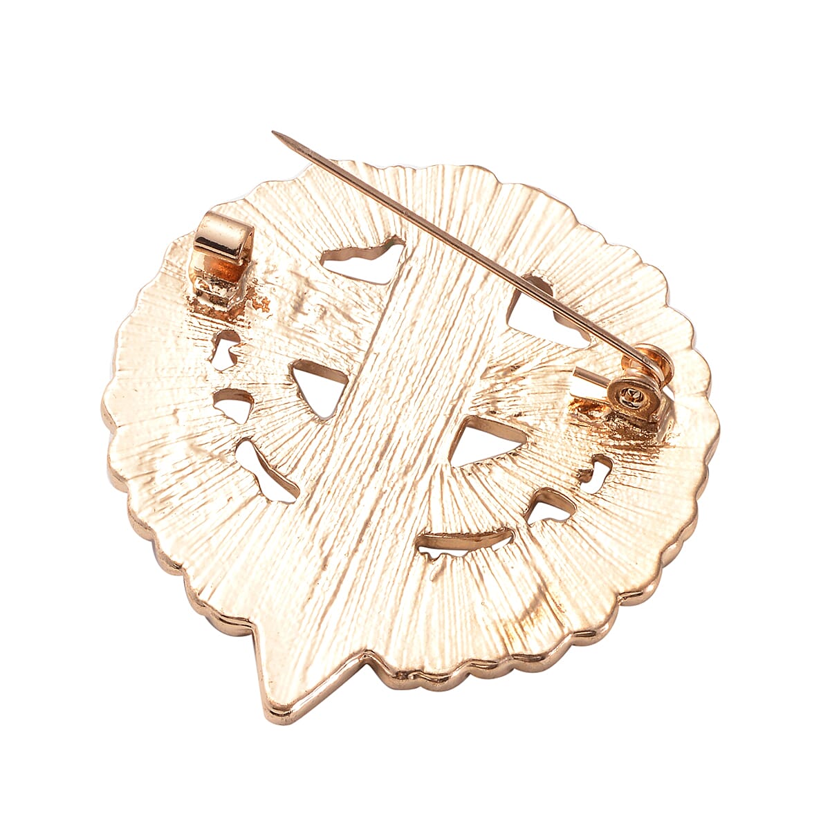 TJC  Design - Enamelled Wreath  Brooch with Cross