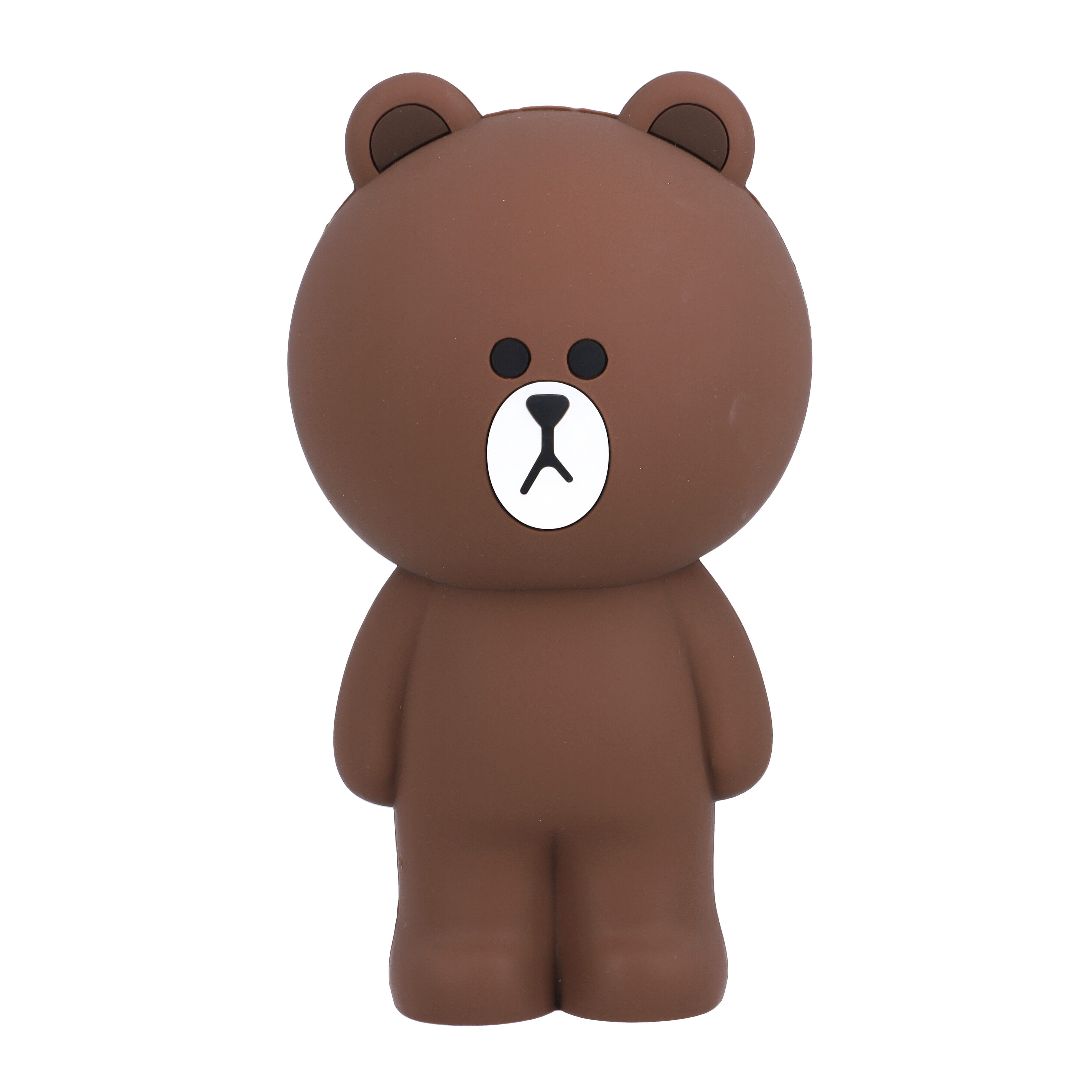 Creative 3D Silicone Pencil Case Cartoon Storage box (Size 20x11x10 Cm) - Brown