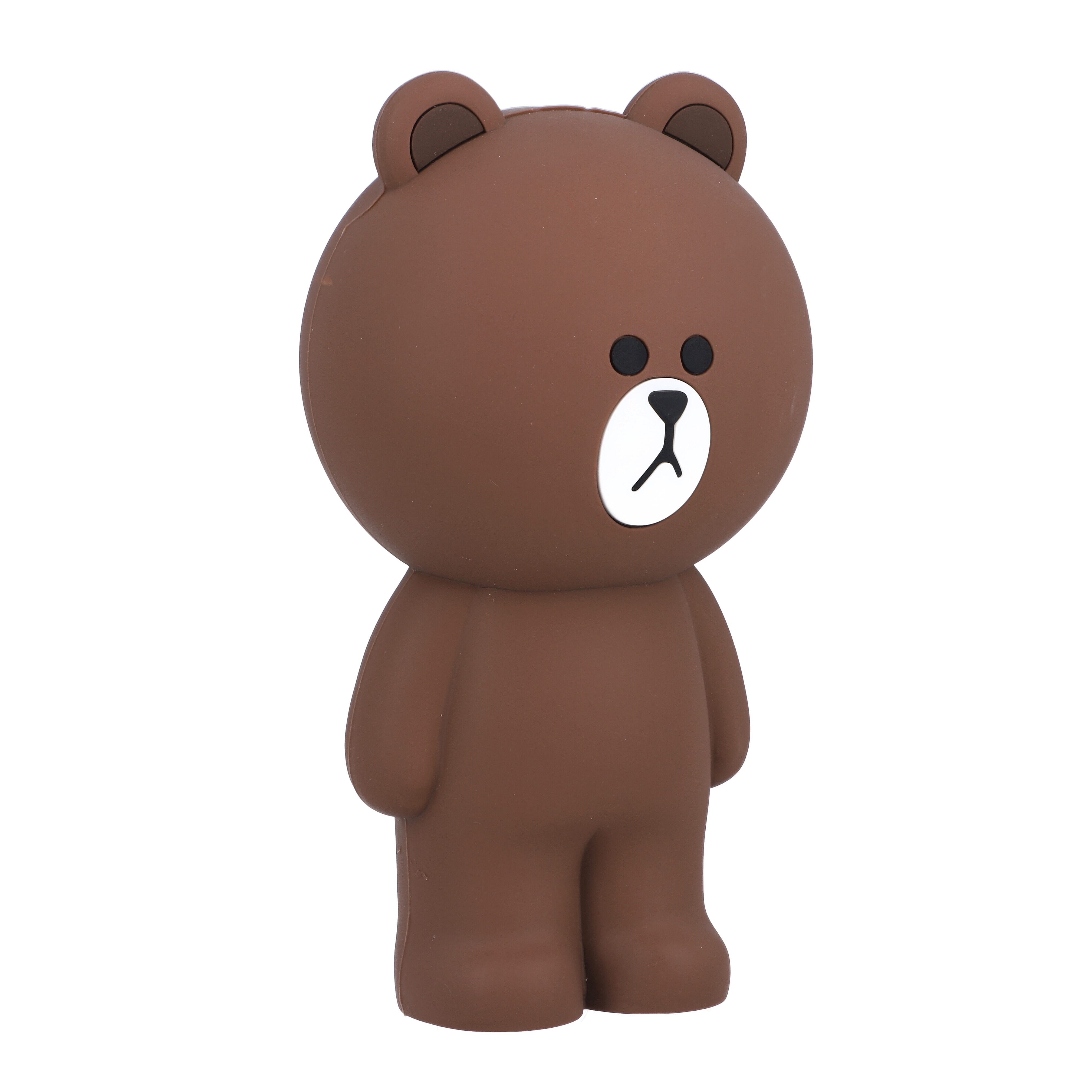 Creative 3D Silicone Pencil Case Cartoon Storage box (Size 20x11x10 Cm) - Brown