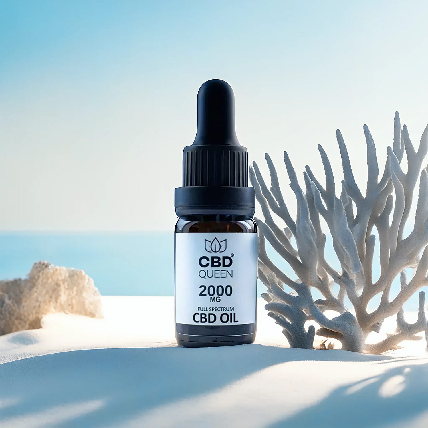 CBD Queen: Broad Spectrum Oil 20% - 2000mg - Natural - 10 ml