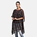 TAMSY Printed Chiffon Kaftan - Black