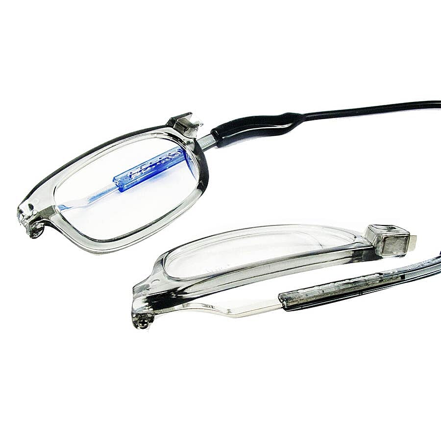 RETROPEEPERS Morgan Square Reading Glasses -1.5D - Grey