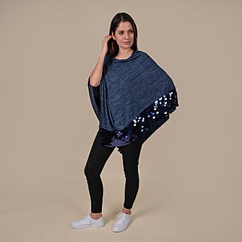 https://tjcuk.sirv.com/Products/67/0/6708429/TAMSY-Womens-Poncho-with-Sequin-Border-Navy_6708429.jpg?w=342&h=342