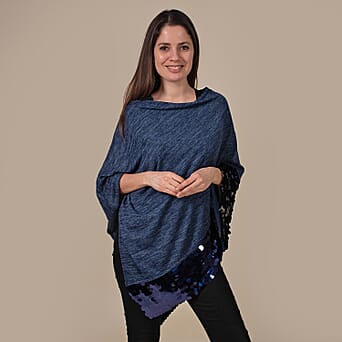 https://tjcuk.sirv.com/Products/67/0/6708429/TAMSY-Womens-Poncho-with-Sequin-Border-Navy_6708429_3.jpg?w=342&h=342