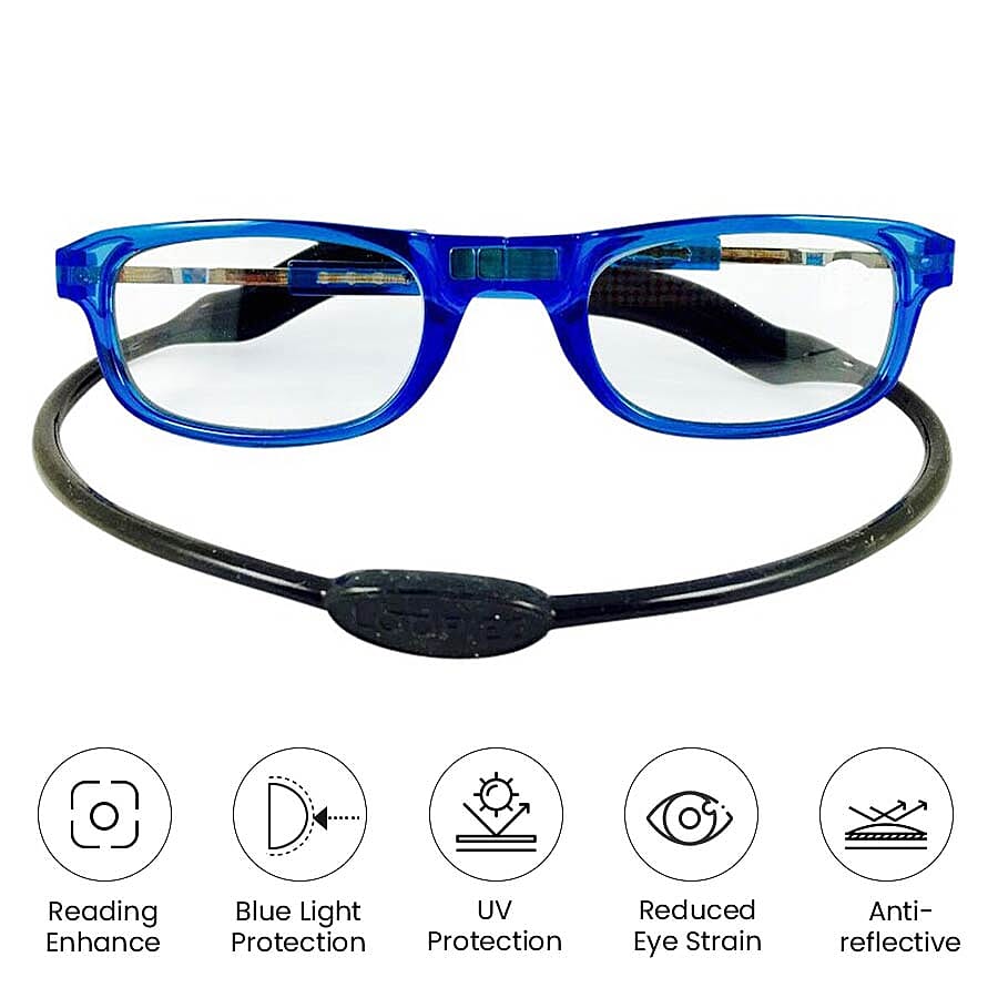 RETROPEEPERS Morgan Square Reading Glasses -2.0 D -Amber