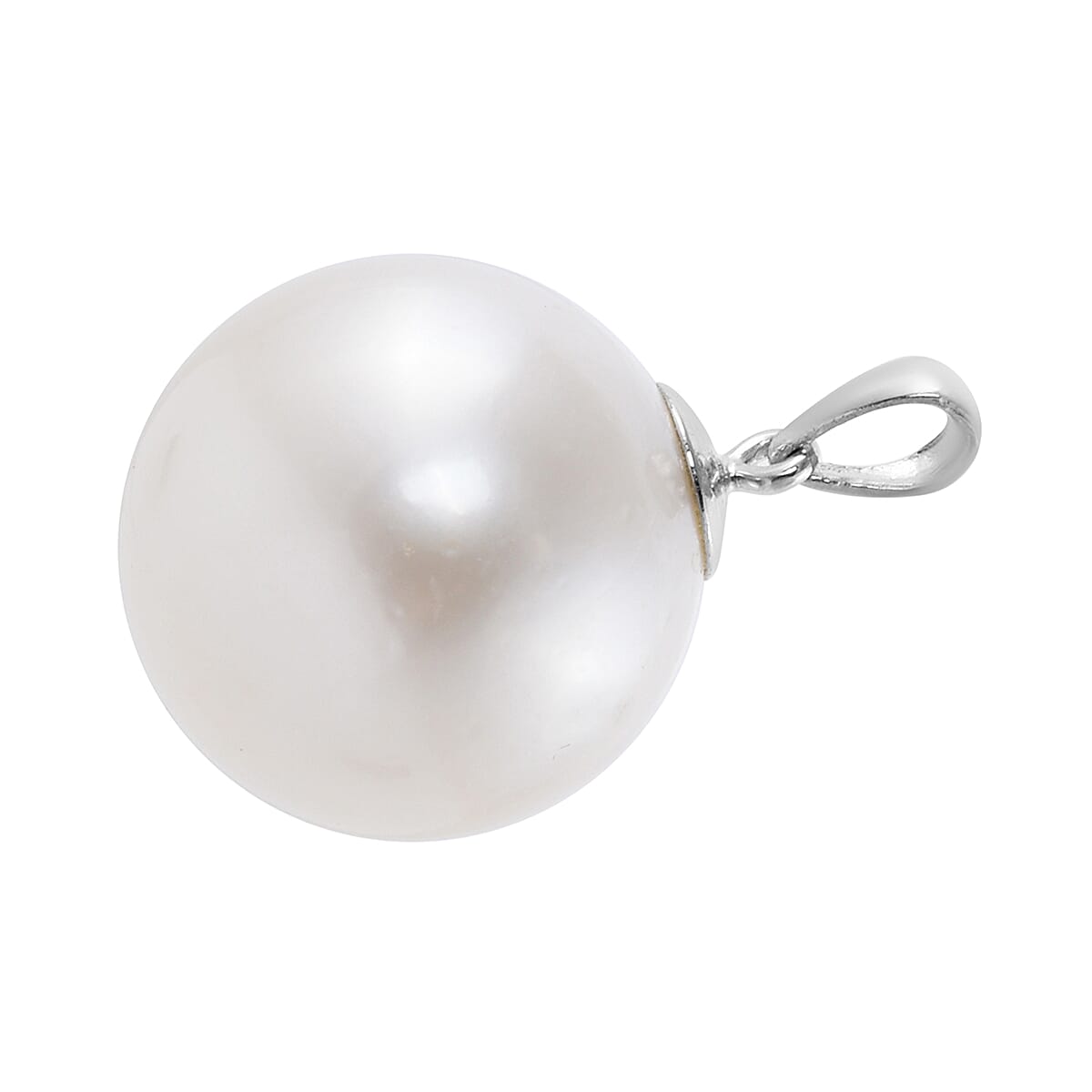 RHAPSODY 950 Platinum White South Sea Pearl (Rnd 14-15mm) Pendant