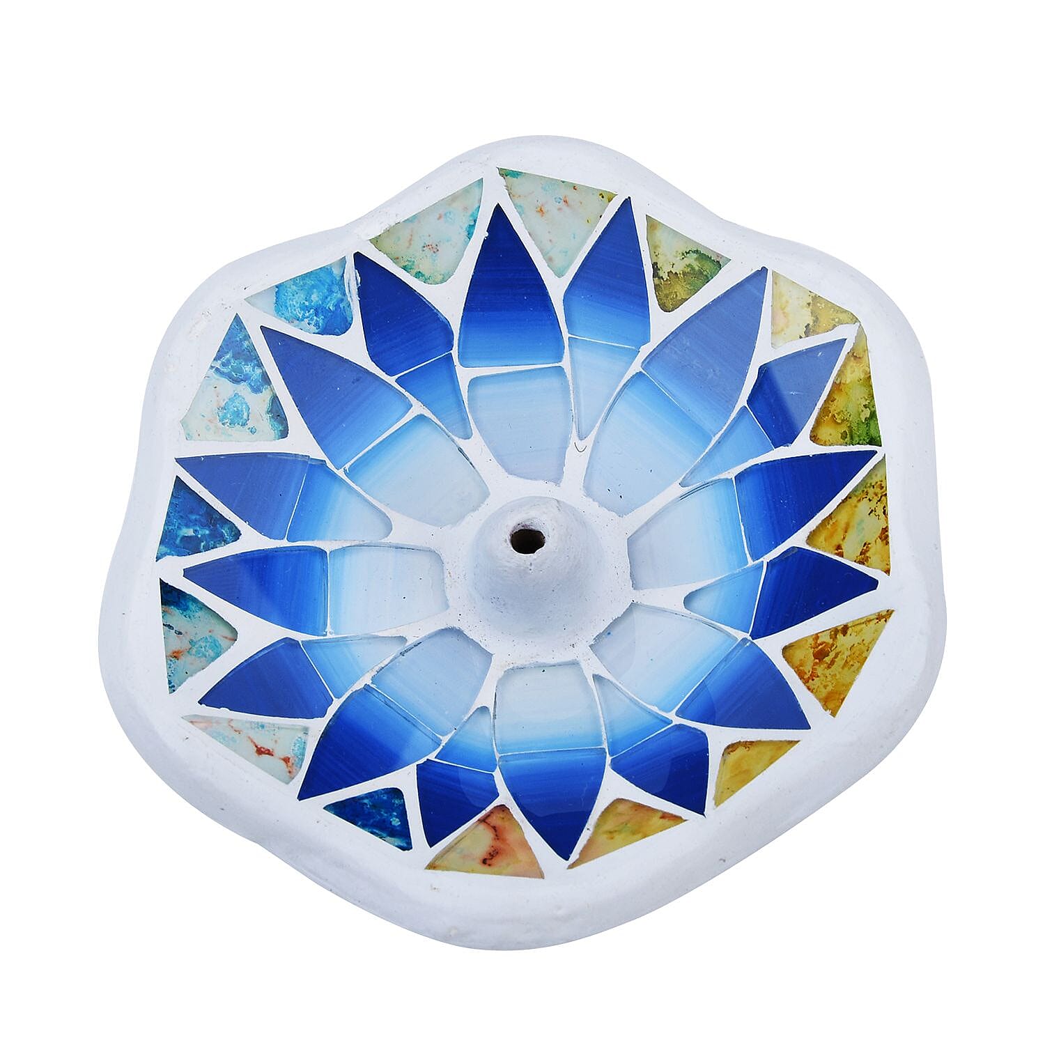 Mosaic Round incense holder with Insense