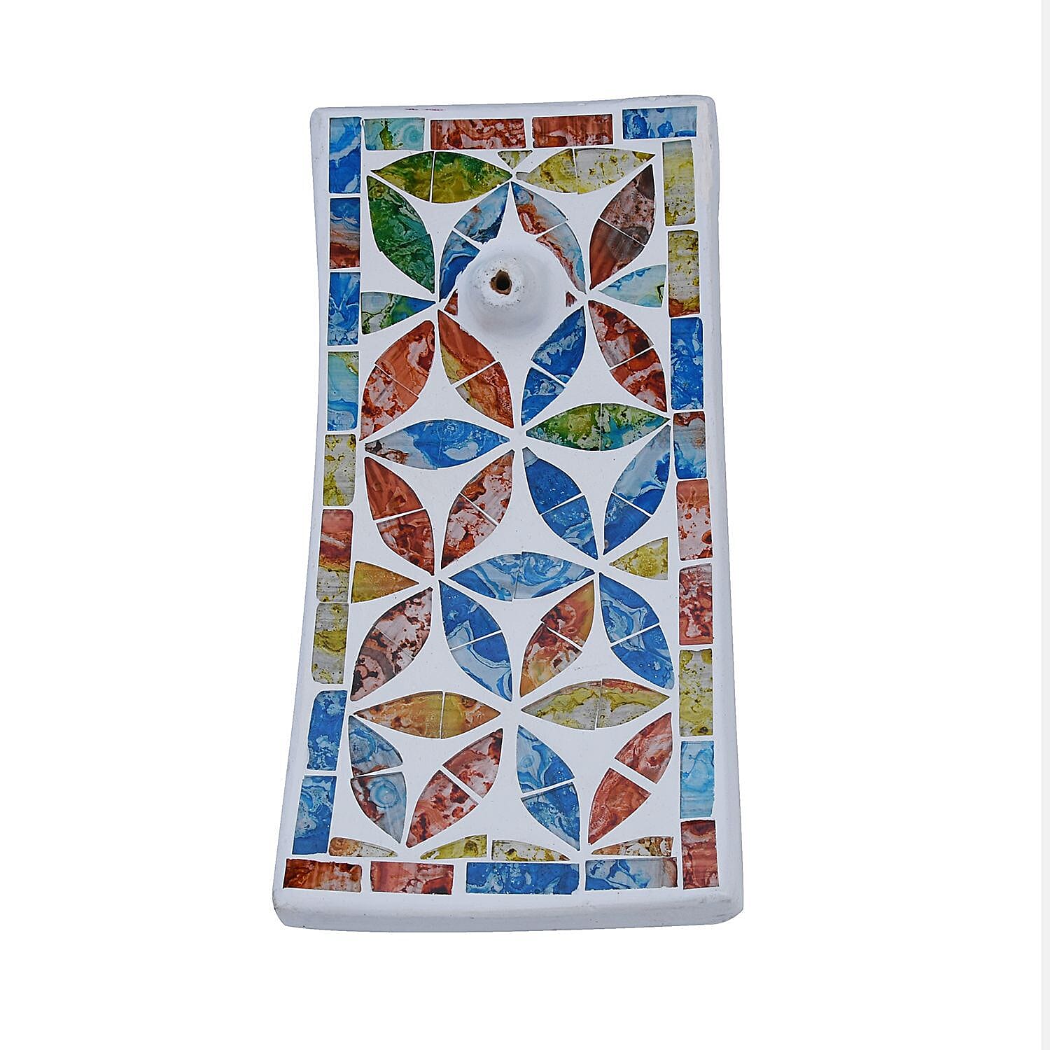 Mosaic Round incense holder with Insense