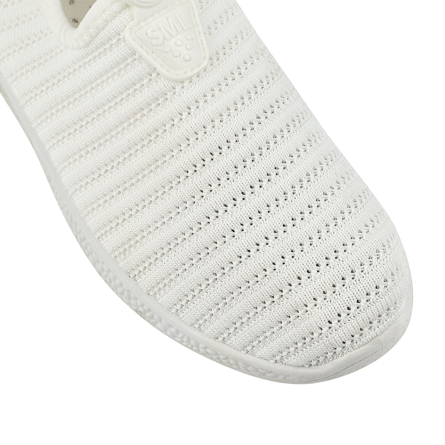 Womens Comfortable Slip-On Shoes (Size 4) - White