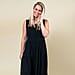 TAMSY Open Back Sleeveless Midi Dress - Black