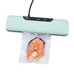 Homesmart Automatic Vacuum Sealer Machine for Food Preservation with 20 Pcs Vacuum Bags - Blue