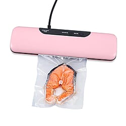 Homesmart Automatic Vacuum Sealer Machine for Food Preservation with 20 Pcs Vacuum Bags - Blue