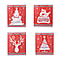Set of 12  Christmas Theme Gift Bags and Tags