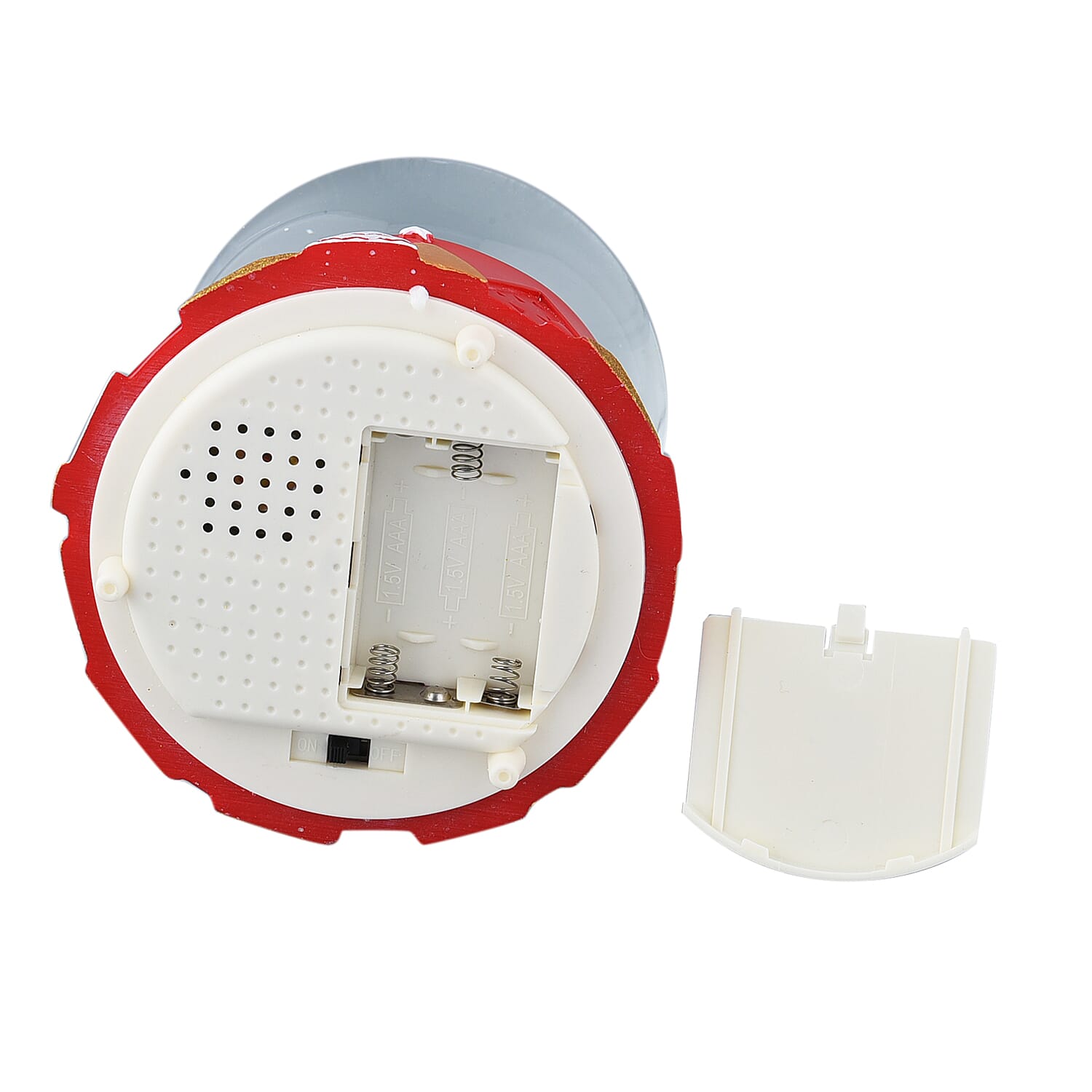 Christmas Decorative Deer & Santa Claus in Snowball with Music(Requires 3xAAA Batteries not included) - Red & Multi