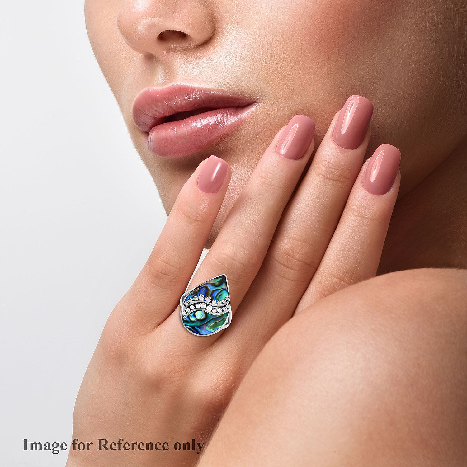 Royal Bali Abalone Shell Ring in Sterling Silver