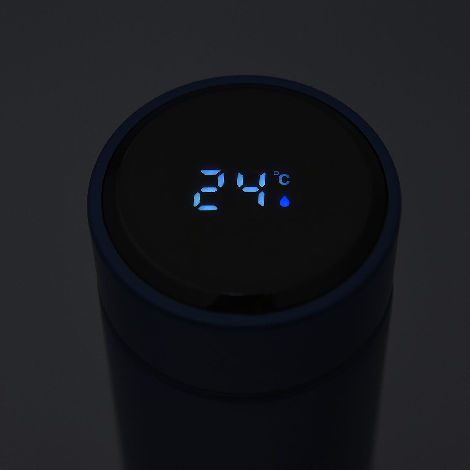 Hot & Cold Flask with Top Temperature Display (450 ML) - Blue