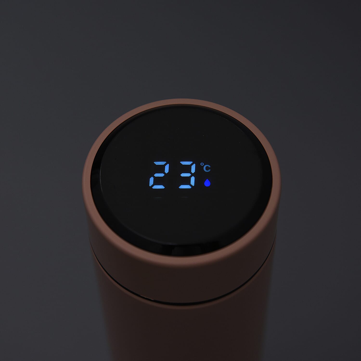 Hot & Cold Flask with Top Temperature Display (450 ML) - Pink