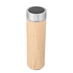 Hot & Cold Thermos Bottle with Top Temperature Display- Black