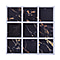Set of 20  Sticky Mosaics Pirate Card Black