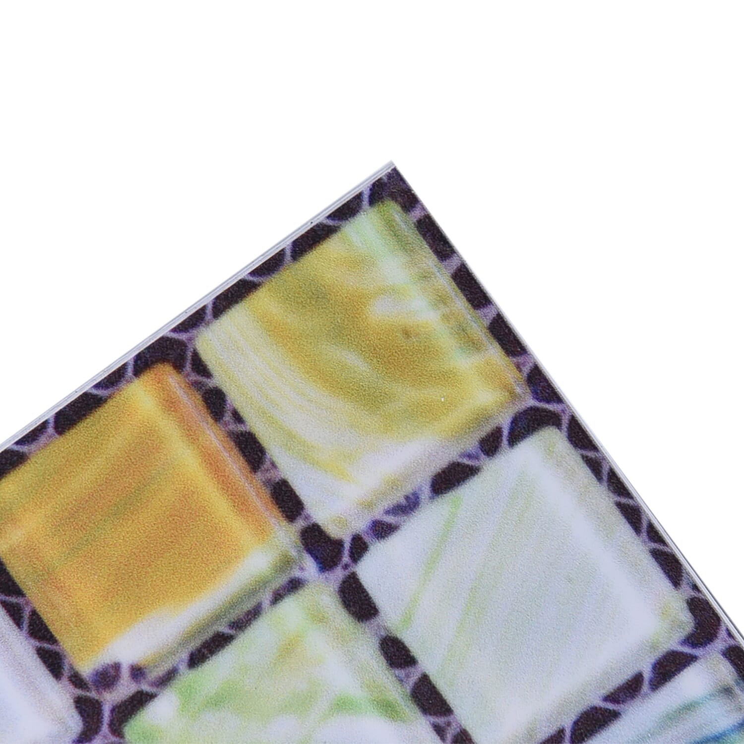 Set of 20 - Sticky Mosaics Tiles (Size 10 Cm) - Green