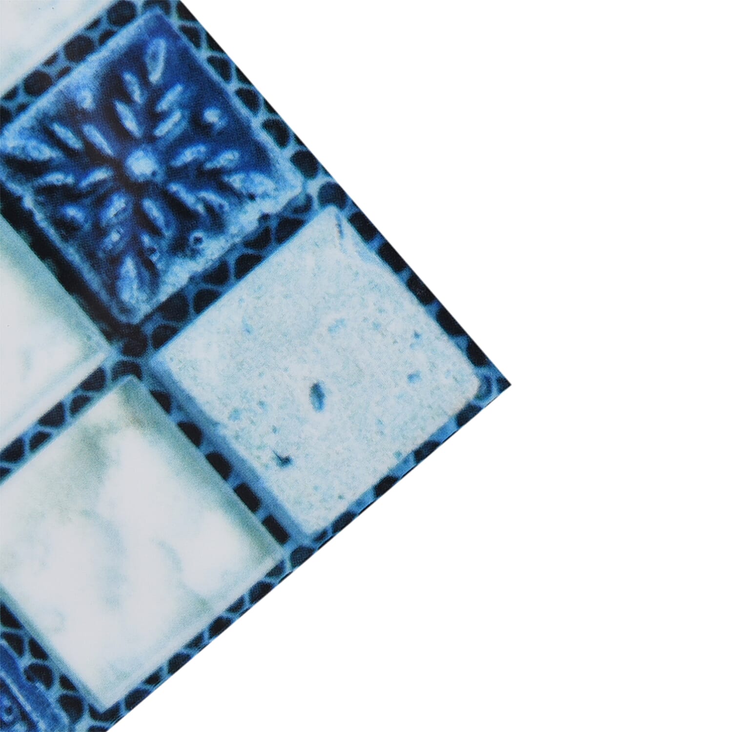 Set of 20 - Sticky Mosaics Pattern Self-Adhesive Heat and Water Resistant Tile Sticker (Size 10 Cm) - Blue