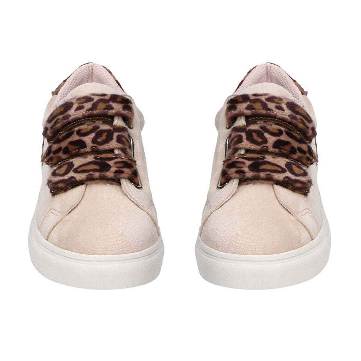 Deal Leopard Strap Canvas Trainer (Size 5) - Pink