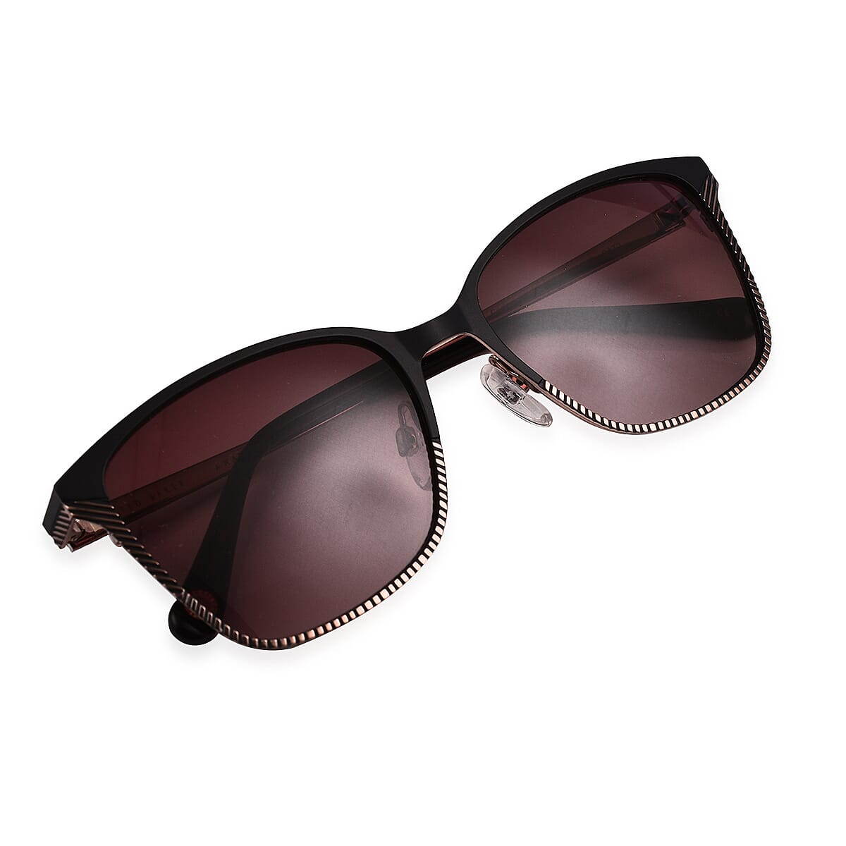 TED BAKER Unisex Sunglasses with Red Temples and Brown Lenses -  Brown