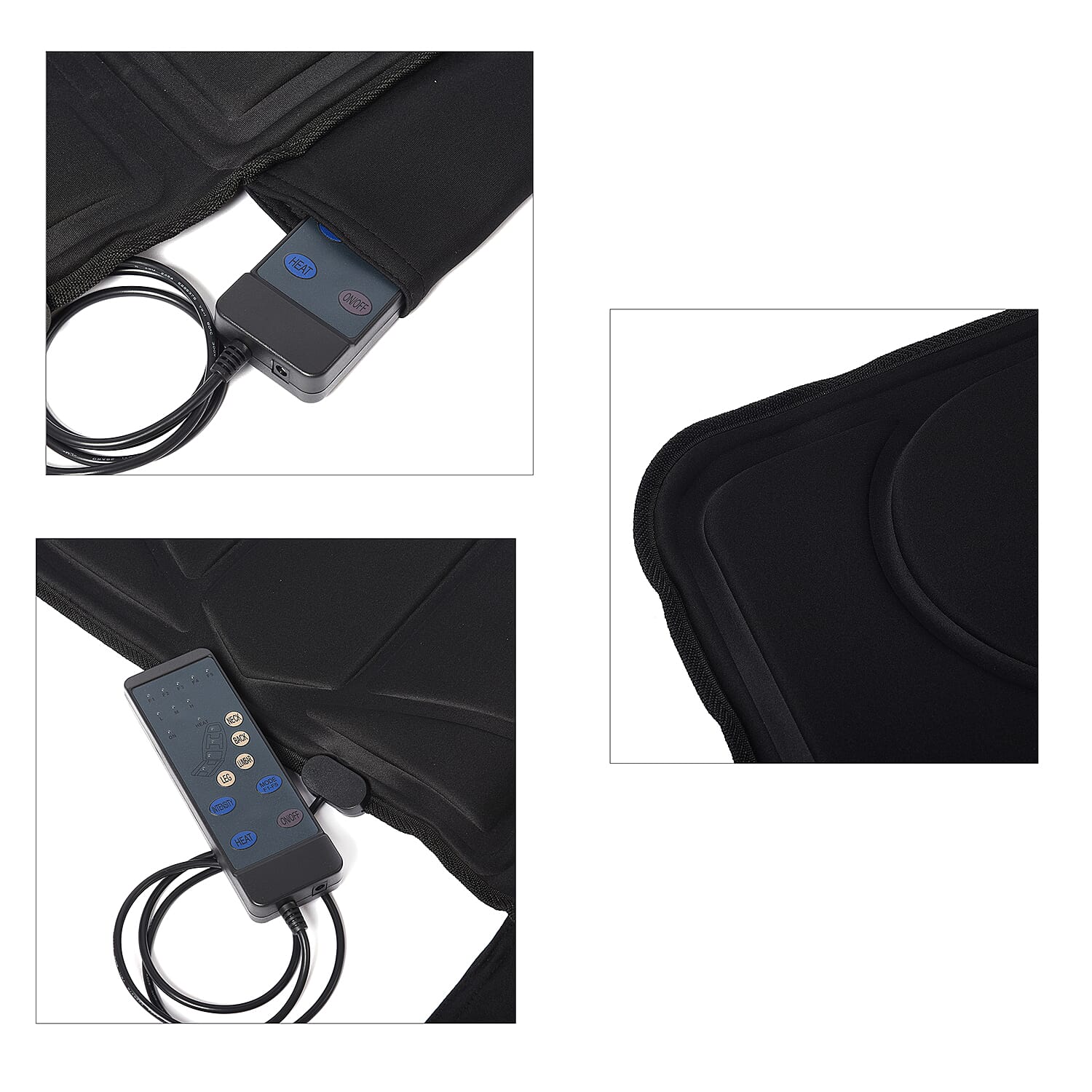 10 motors with heat massage mat