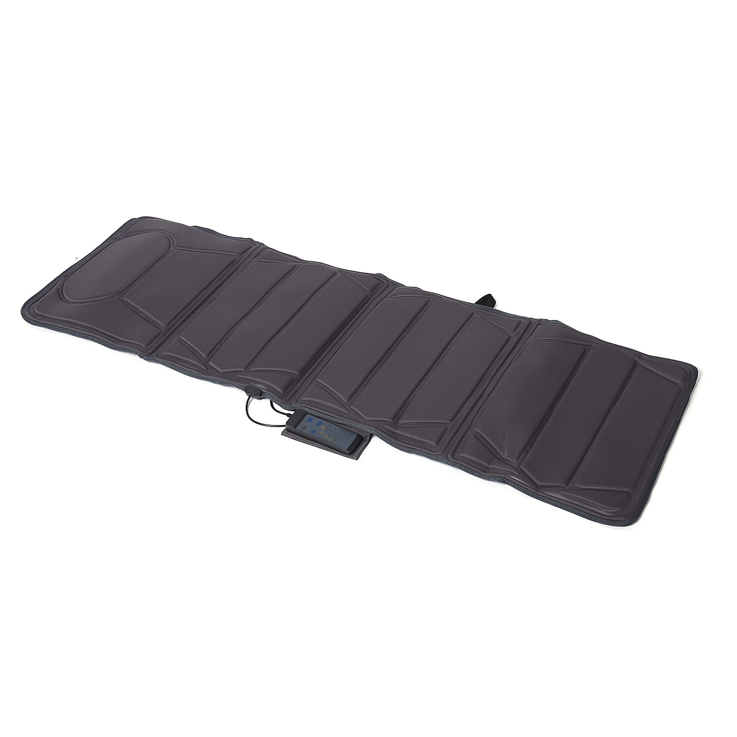 10 Motors with Full Body Heat Massage Mat (Size 179x60x3 Cm) -  Grey