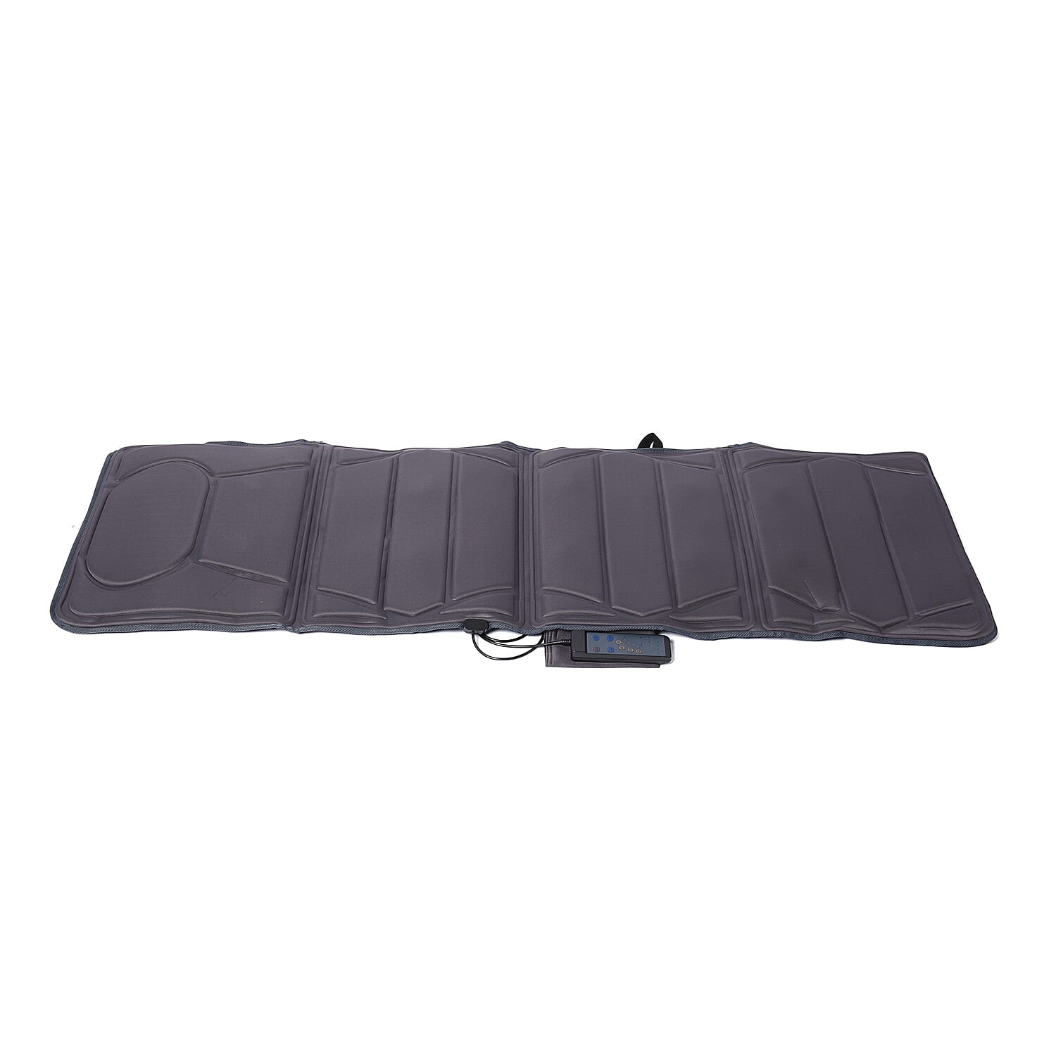 10 Motors with Full Body Heat Massage Mat (Size 179x60x3 Cm) -  Grey