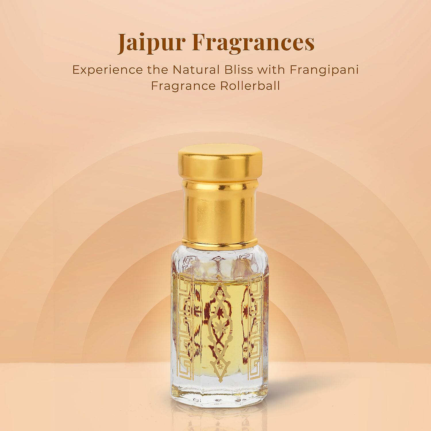 Black Friday Preview Deal - Back By Popular Demand- Jaipur Fragrance- 100% Natural Concentrated Perfume - 5ml (Frangipani)