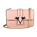 19V69 ITALIA by Alessandro Versace Crossbody Bag with Magnetic Clasp Closure and Chain Strap (Size 27x6x17cm) - Dark Beige