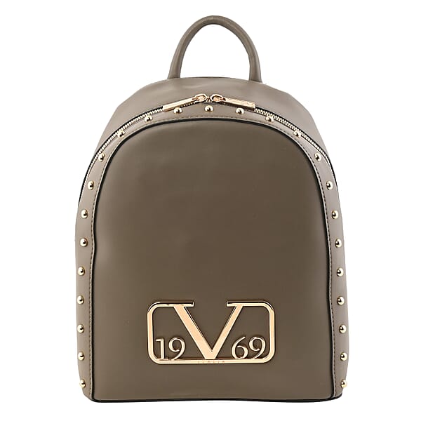 19V69 ITALIA by Alessandro Versace Backpack Bag with Zipper Closure