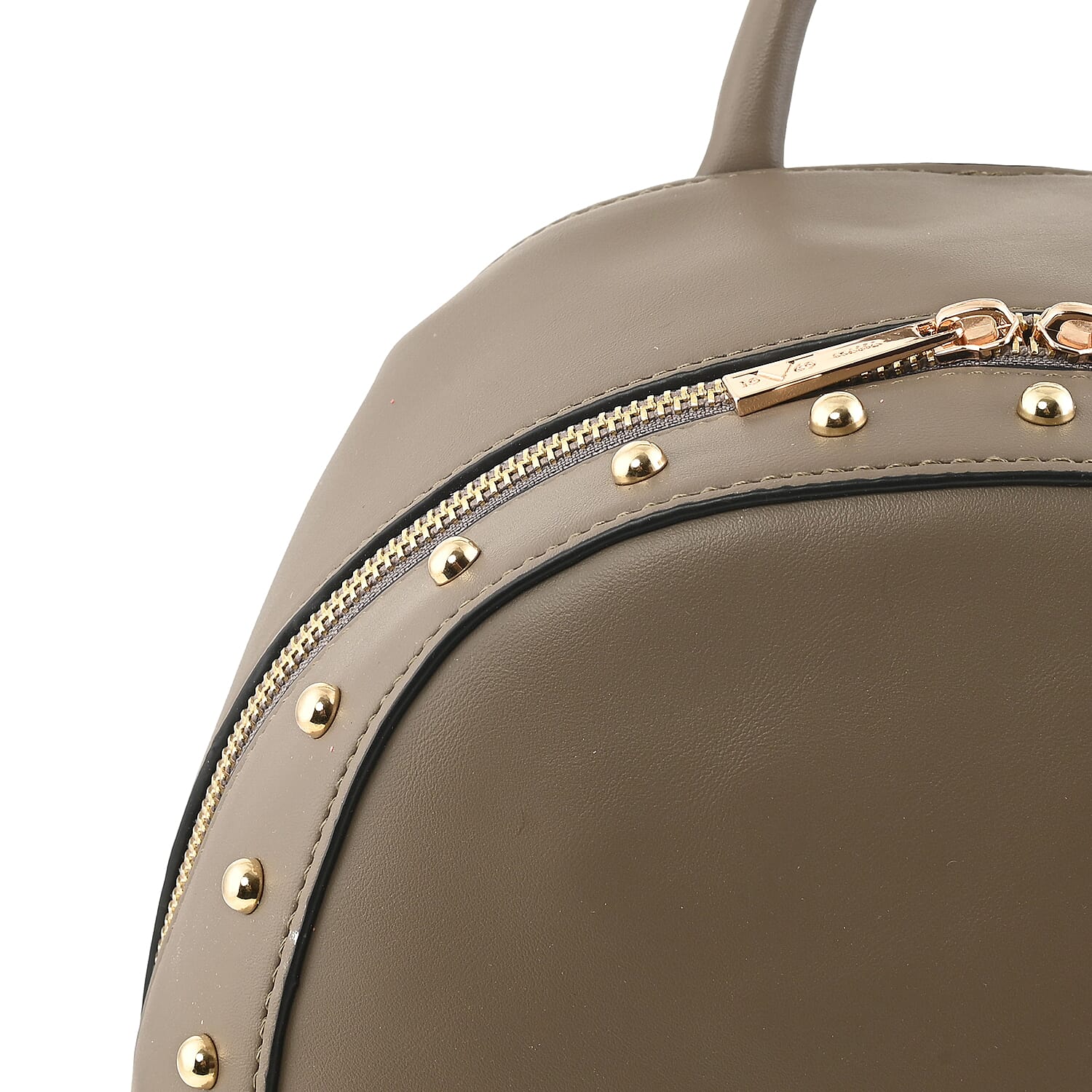 19V69 ITALIA by Alessandro Versace Backpack Bag with Zipper Closure (Size 38x10x30Cm) - Brown