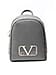 19V69 ITALIA by Alessandro Versace Backpack Bag with Zipper Closure (Size 25x30x12Cm) - Grey