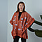 Tamsy Embroidered Kimono 100%Polyester Color-black