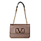 19V69 ITALIA by Alessandro Versace Shoulder Bag with Magnetic Closure (Size 24x15.5x6Cm) - Dark Beige