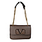 19V69 ITALIA by Alessandro Versace Shoulder Bag with Magnetic Closure (Size 24x15.5x6Cm) - Brown