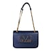 19V69 ITALIA by Alessandro Versace Shoulder Bag with Magnetic Closure (Size 24x15.5x6Cm) - Navy