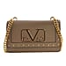 19V69 ITALIA by Alessandro Versace Crossbody Bag Detachable with Chain Strap - Dark Beige