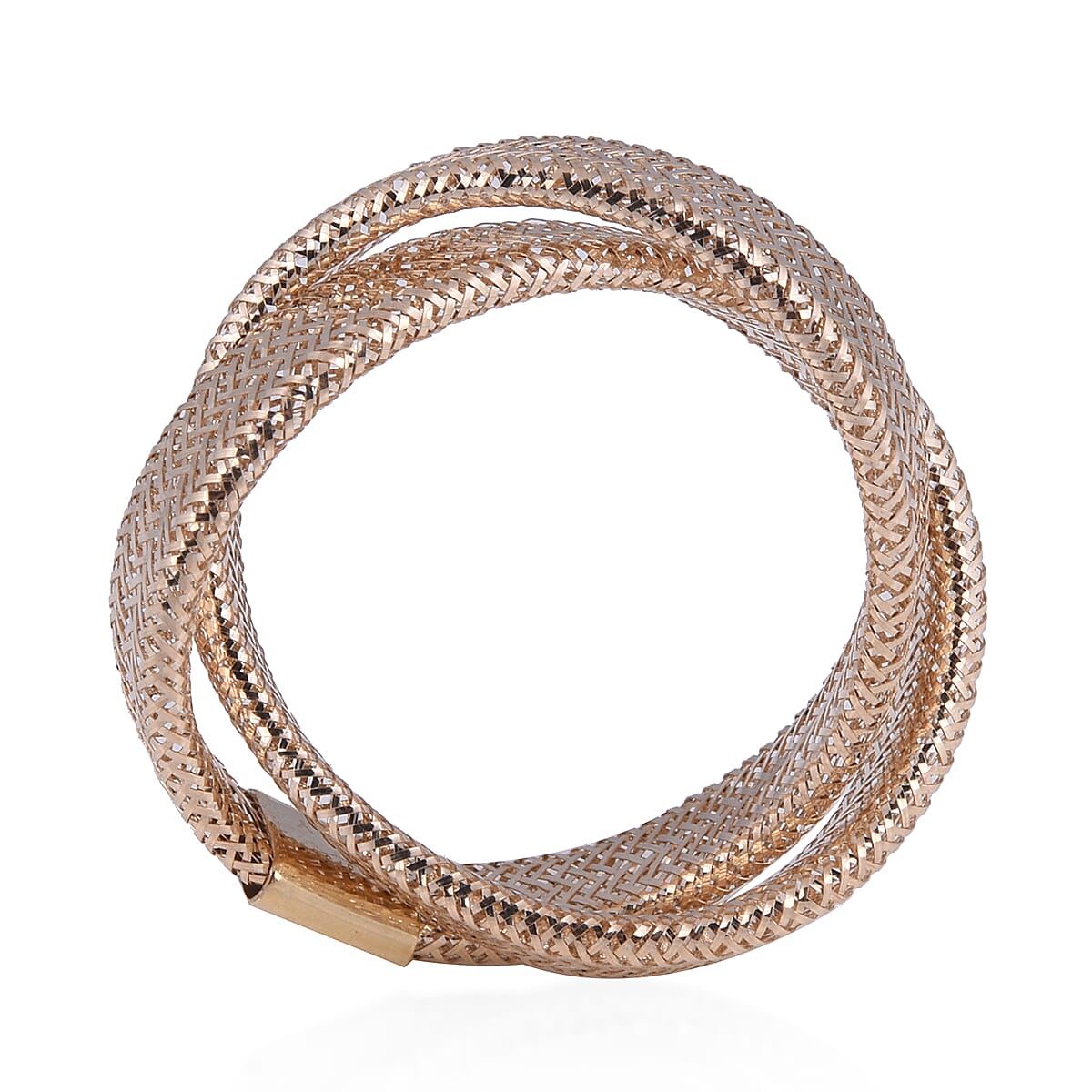 Maestro Collection 9K Yellow Gold Stretchable Ring (Size Large) (Size Q to U)