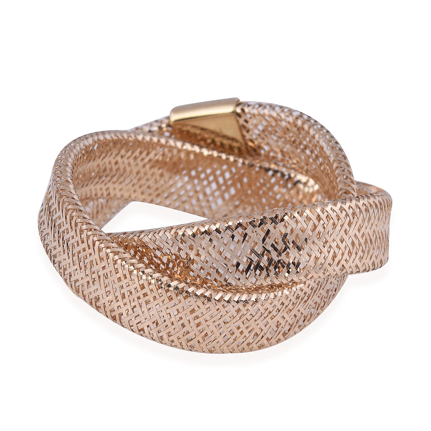 Maestro Collection 9K Yellow Gold Stretchable Ring (Size Large) (Size Q to U)