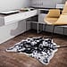 Supersoft Faux Cowhide Rug - Black and White