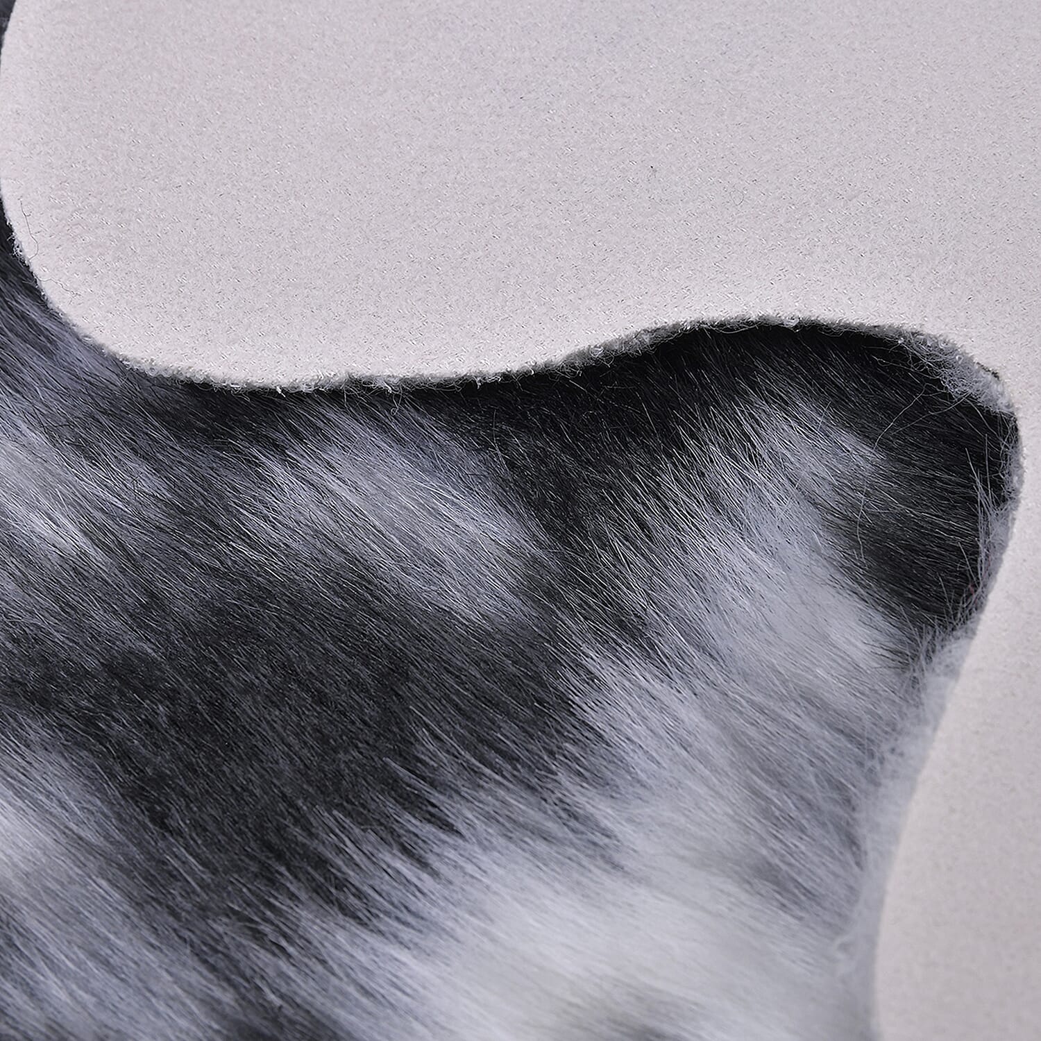 Supersoft Faux Cowhide Rug - Black and White