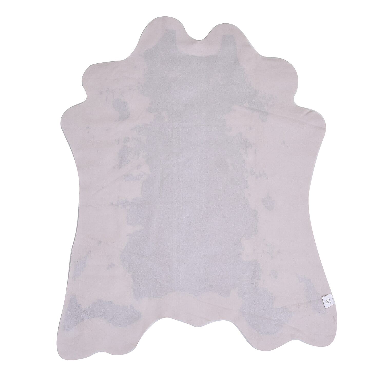 100% Acrylic Supersoft Faux Sheep Cowhide Rug (Size 100x90 Cm) - Brown & White