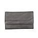 100% Genuine Leather Clutch Wallet - Gray