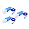 Set of 3 Pull Cord LED Light 3xAAA Excluding - Blue