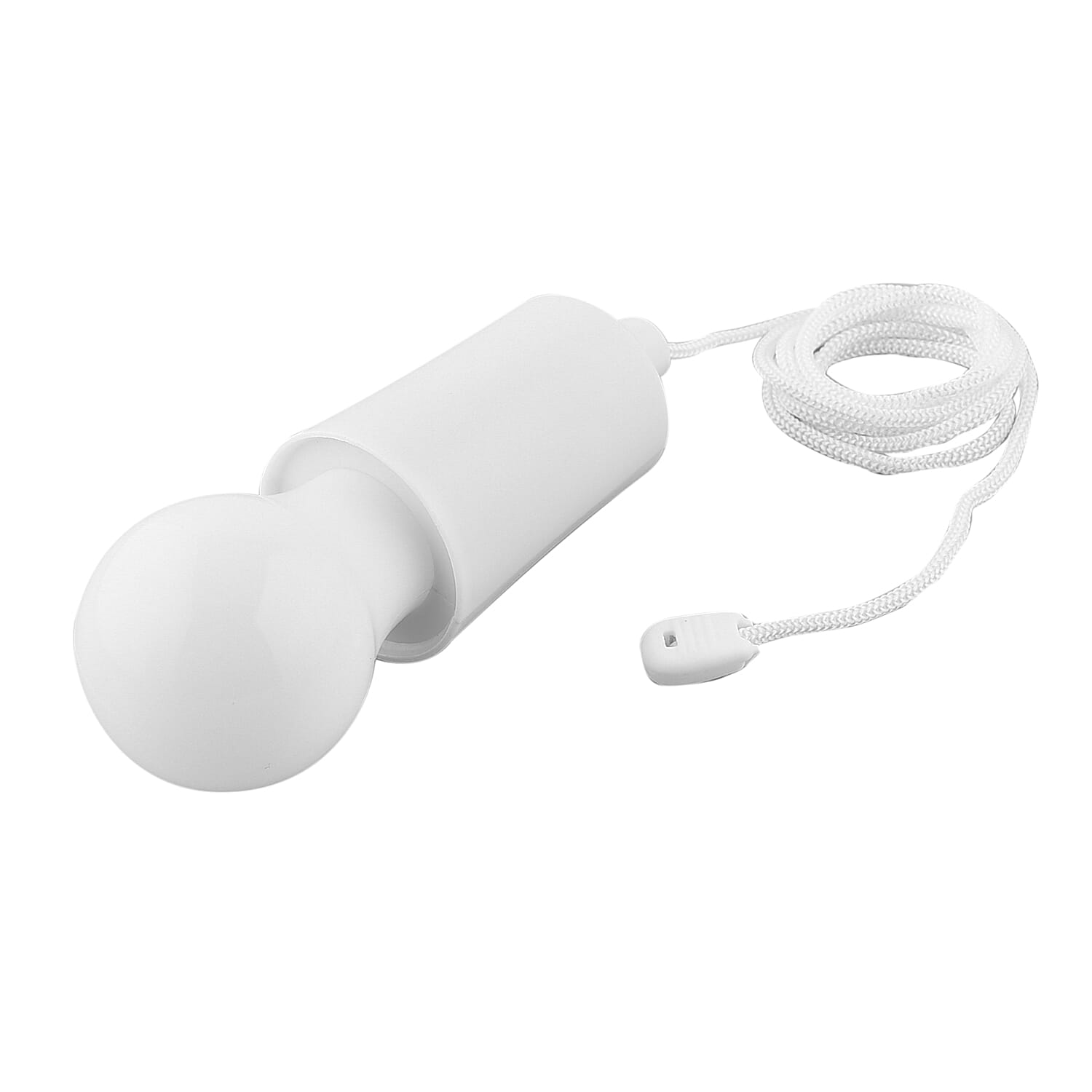 Set of 3 Pull Cord LED Light (3xAAA Excluding) - White