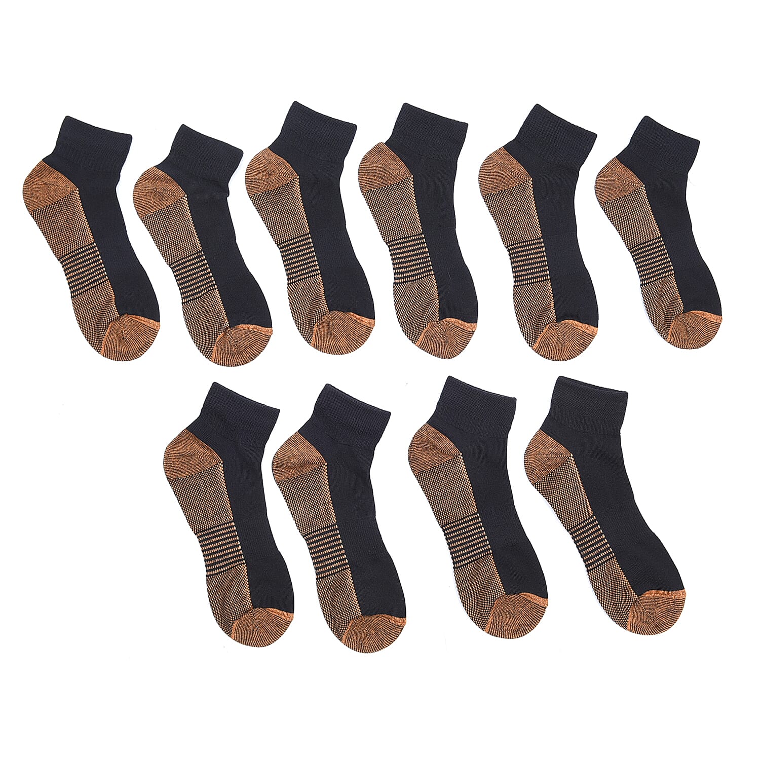 Set of 5 - Infused Socks  Black