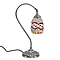 Handmade Turkish Mosaic lampshade Shape Table Lamp for Home Décor, Office Décor and Bedroom Décor - Maroon and Multi